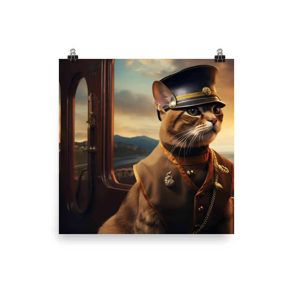 Abyssinian Transit Operator Photo paper poster - PosterfyAI.com