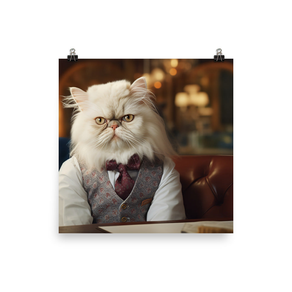 Persian Sales Consultant Photo paper poster - PosterfyAI.com