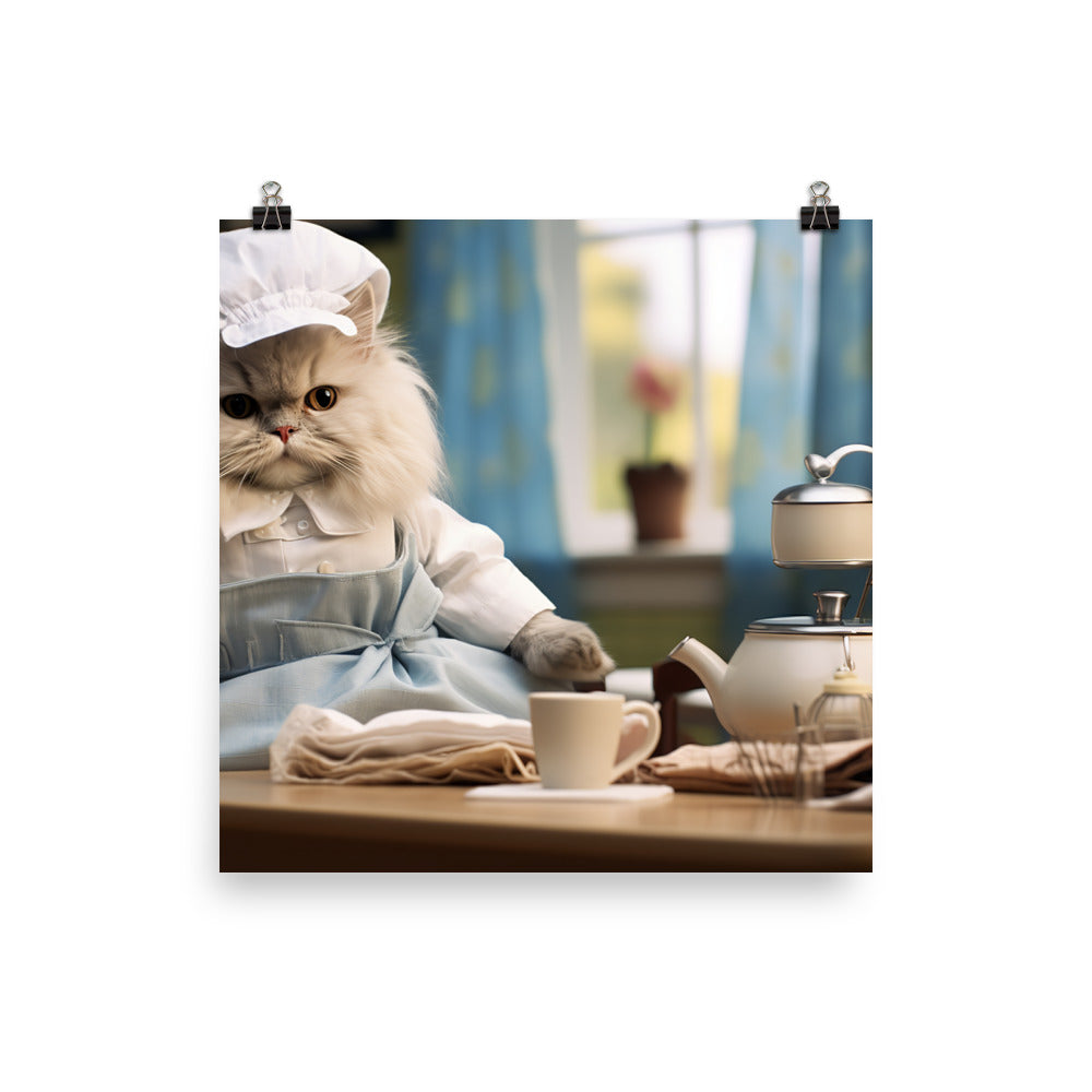 Persian Nurse Photo paper poster - PosterfyAI.com