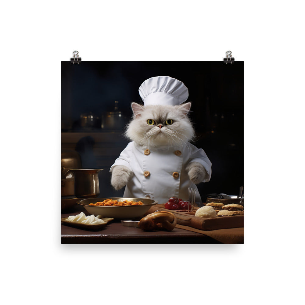 Persian Chef Photo paper poster - PosterfyAI.com