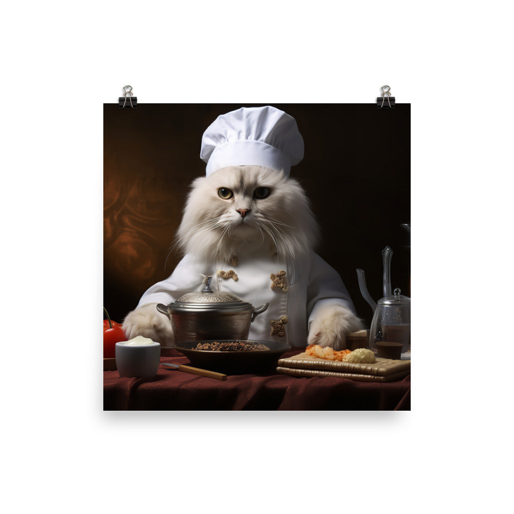 Persian Chef Photo paper poster - PosterfyAI.com