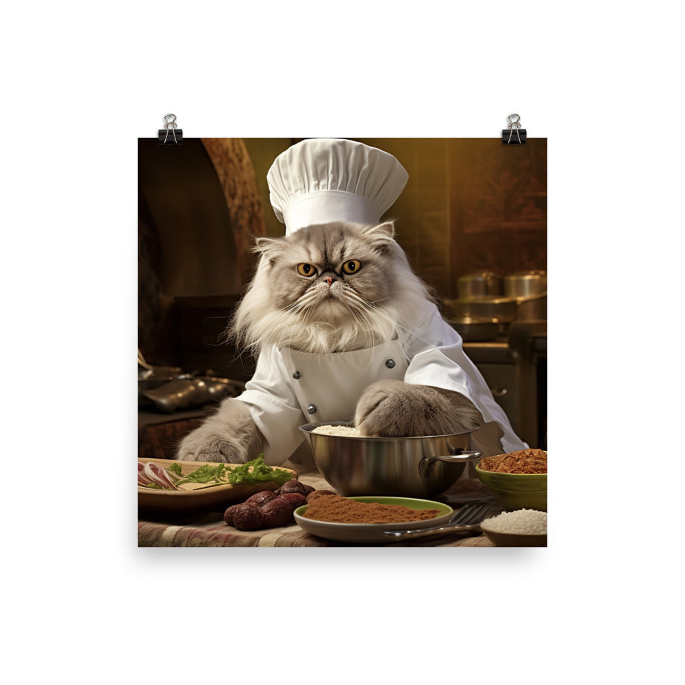Persian Chef Photo paper poster - PosterfyAI.com