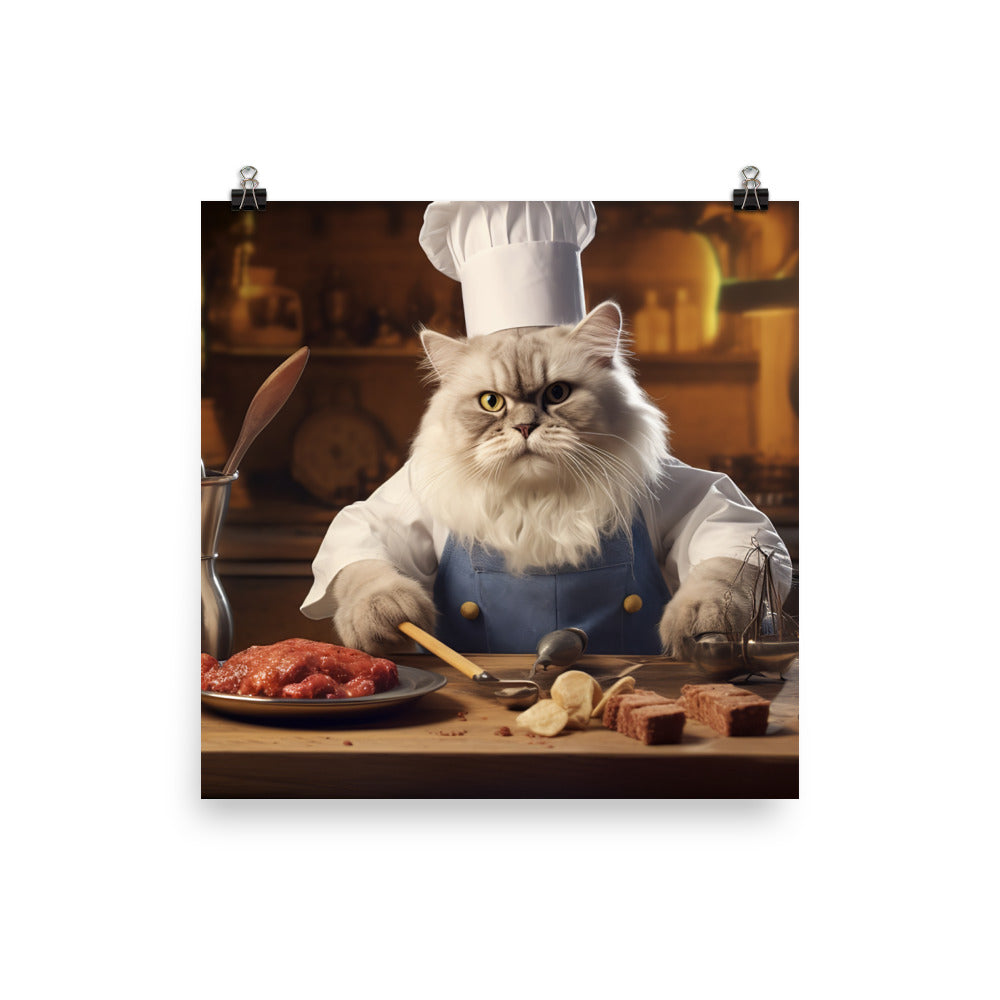 Persian Chef Photo paper poster - PosterfyAI.com