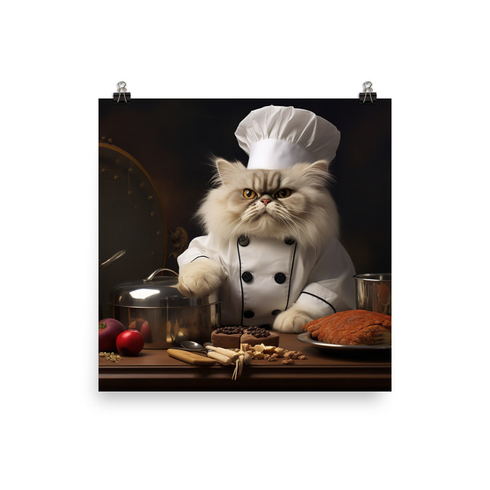 Persian Chef Photo paper poster - PosterfyAI.com