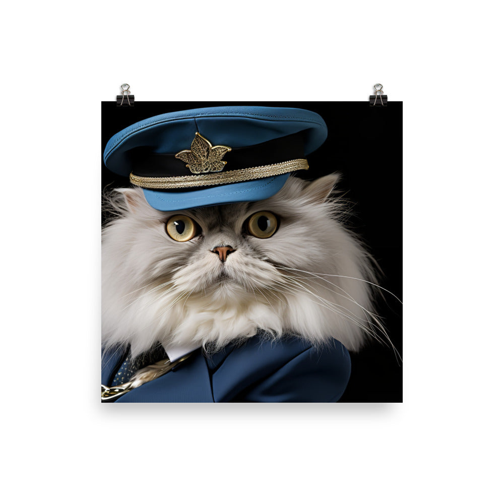 Persian Cabin Crew Photo paper poster - PosterfyAI.com