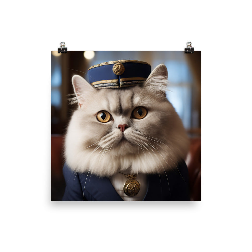 Persian Cabin Crew Photo paper poster - PosterfyAI.com
