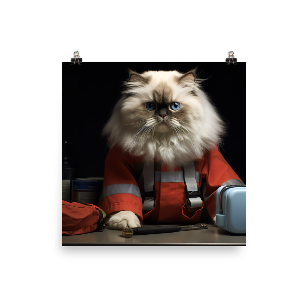 Himalayan Paramedic Photo paper poster - PosterfyAI.com