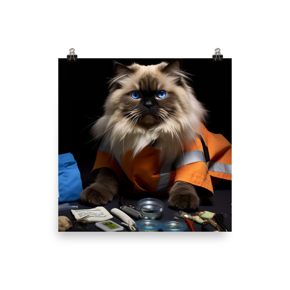 Himalayan Paramedic Photo paper poster - PosterfyAI.com