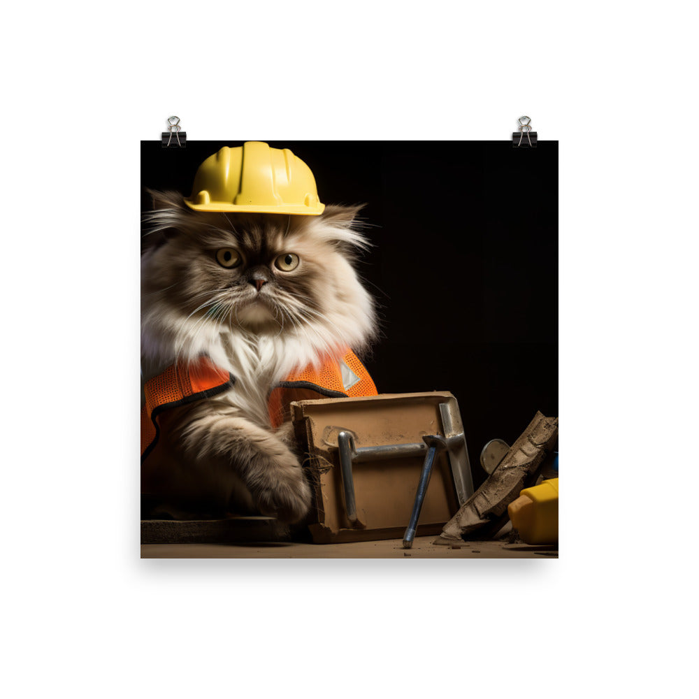 Himalayan Contractor Photo paper poster - PosterfyAI.com