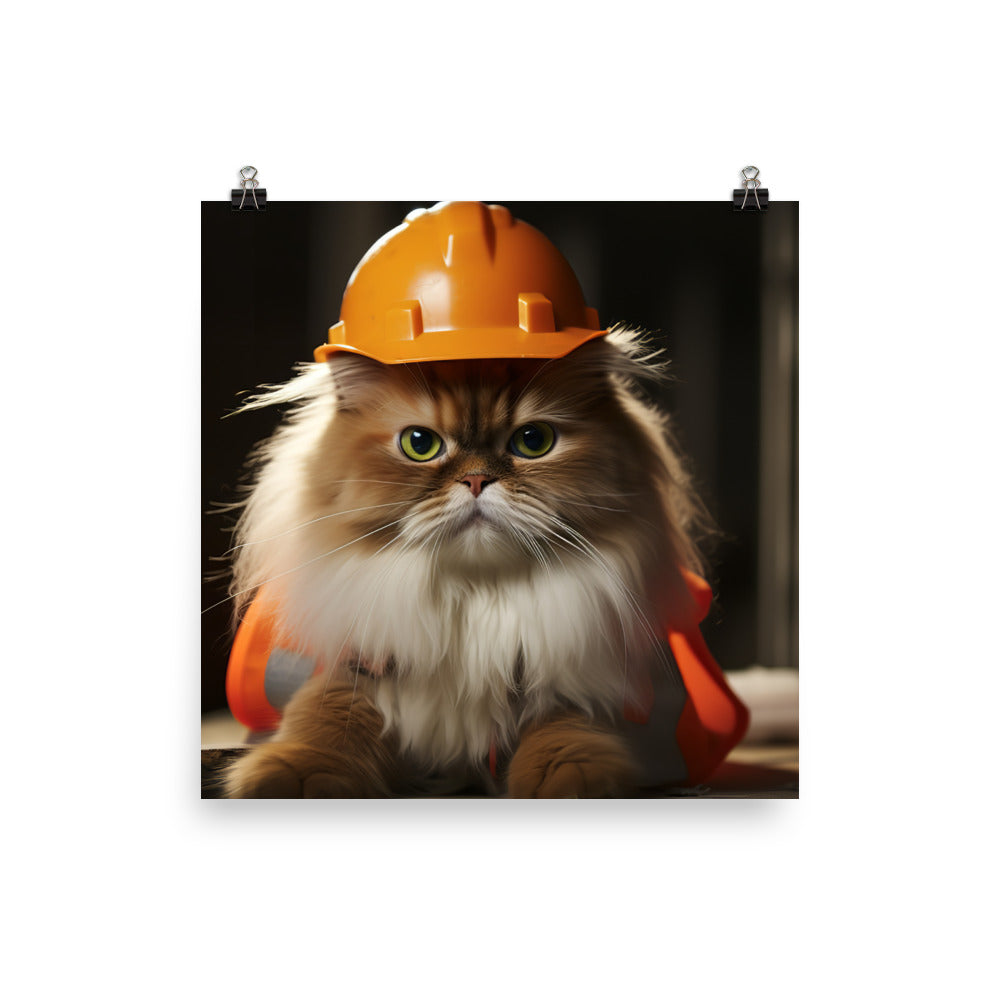 Himalayan Contractor Photo paper poster - PosterfyAI.com