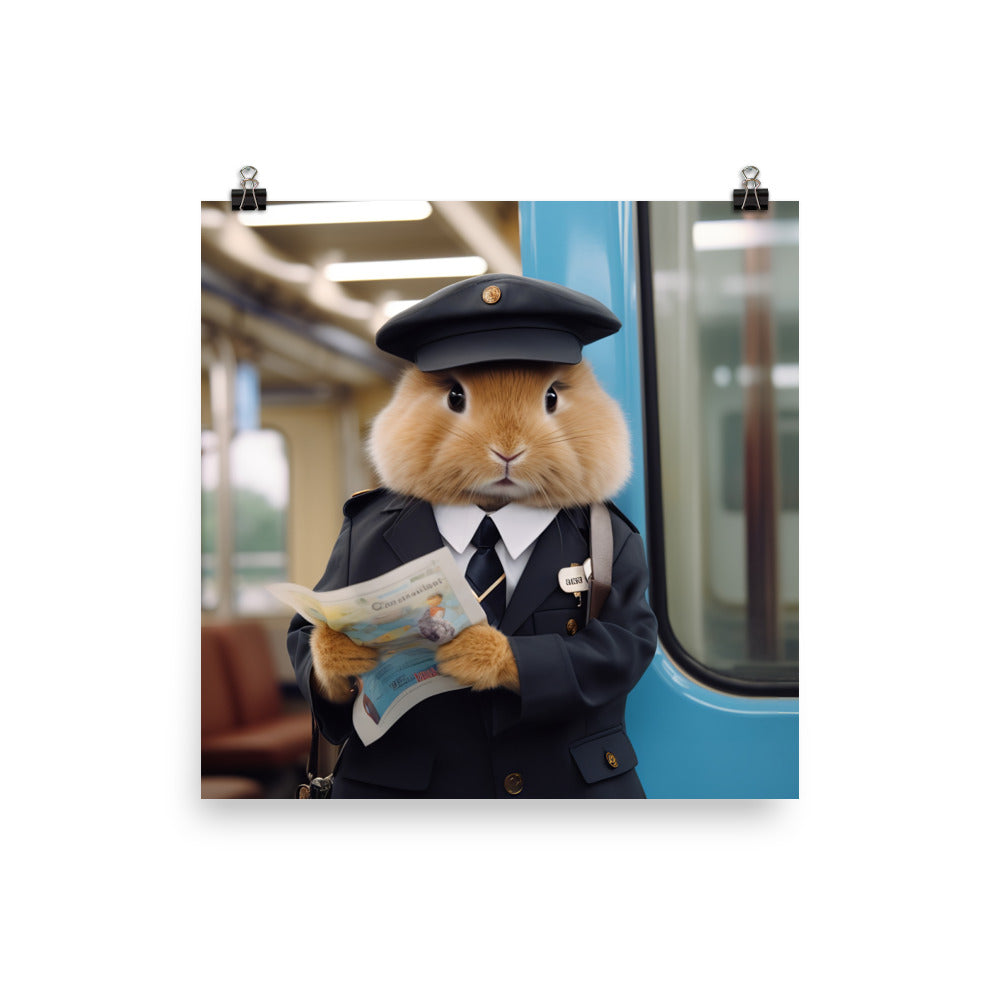 Lionhead Transit Operator Photo paper poster - PosterfyAI.com