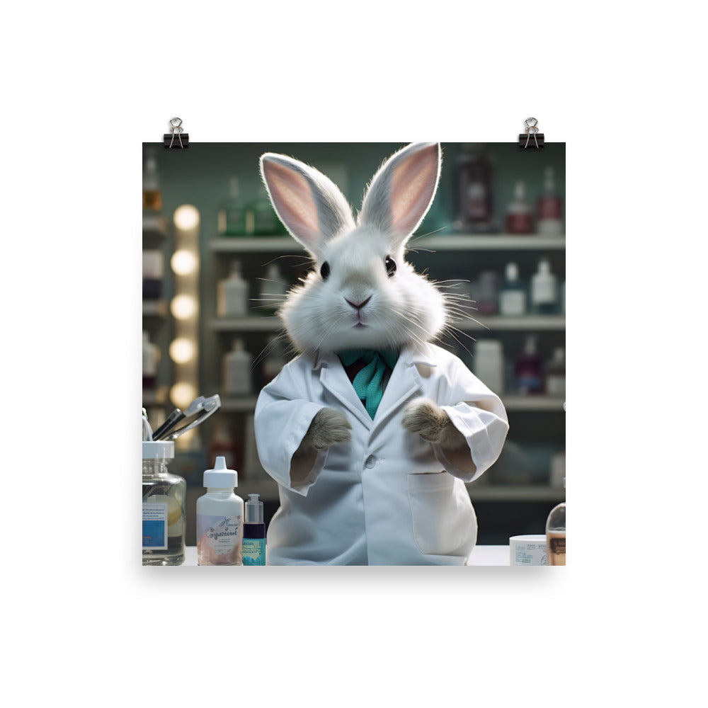 Lionhead Pharmacist Photo paper poster - PosterfyAI.com