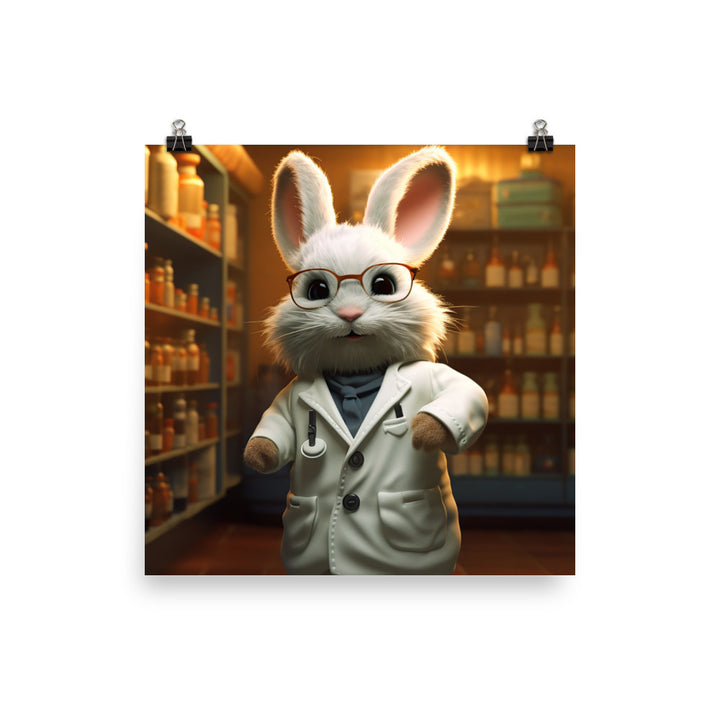 Lionhead Pharmacist Photo paper poster - PosterfyAI.com