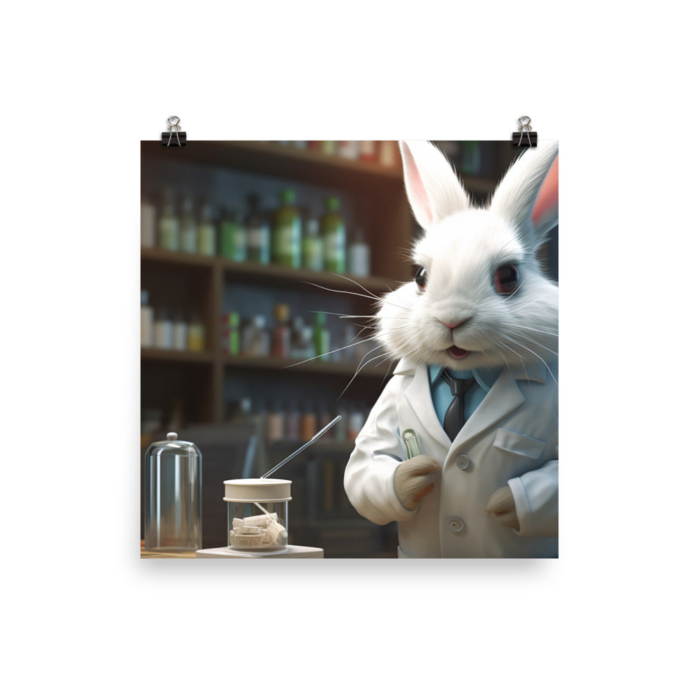 Lionhead Pharmacist Photo paper poster - PosterfyAI.com