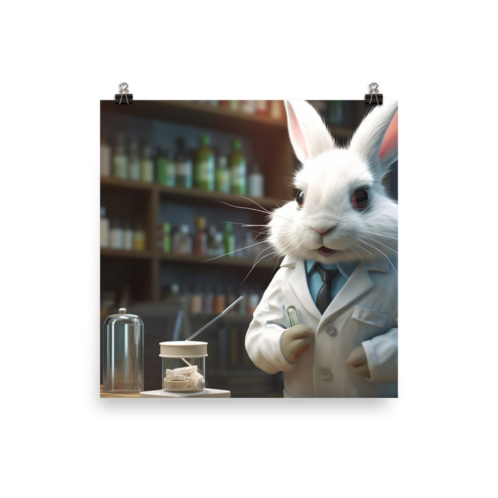 Lionhead Pharmacist Photo paper poster - PosterfyAI.com
