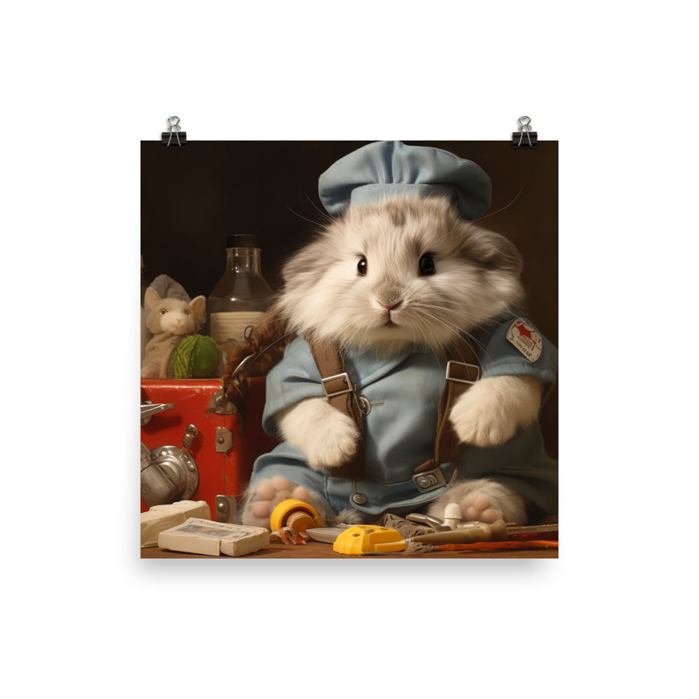 Lionhead Paramedic Photo paper poster - PosterfyAI.com