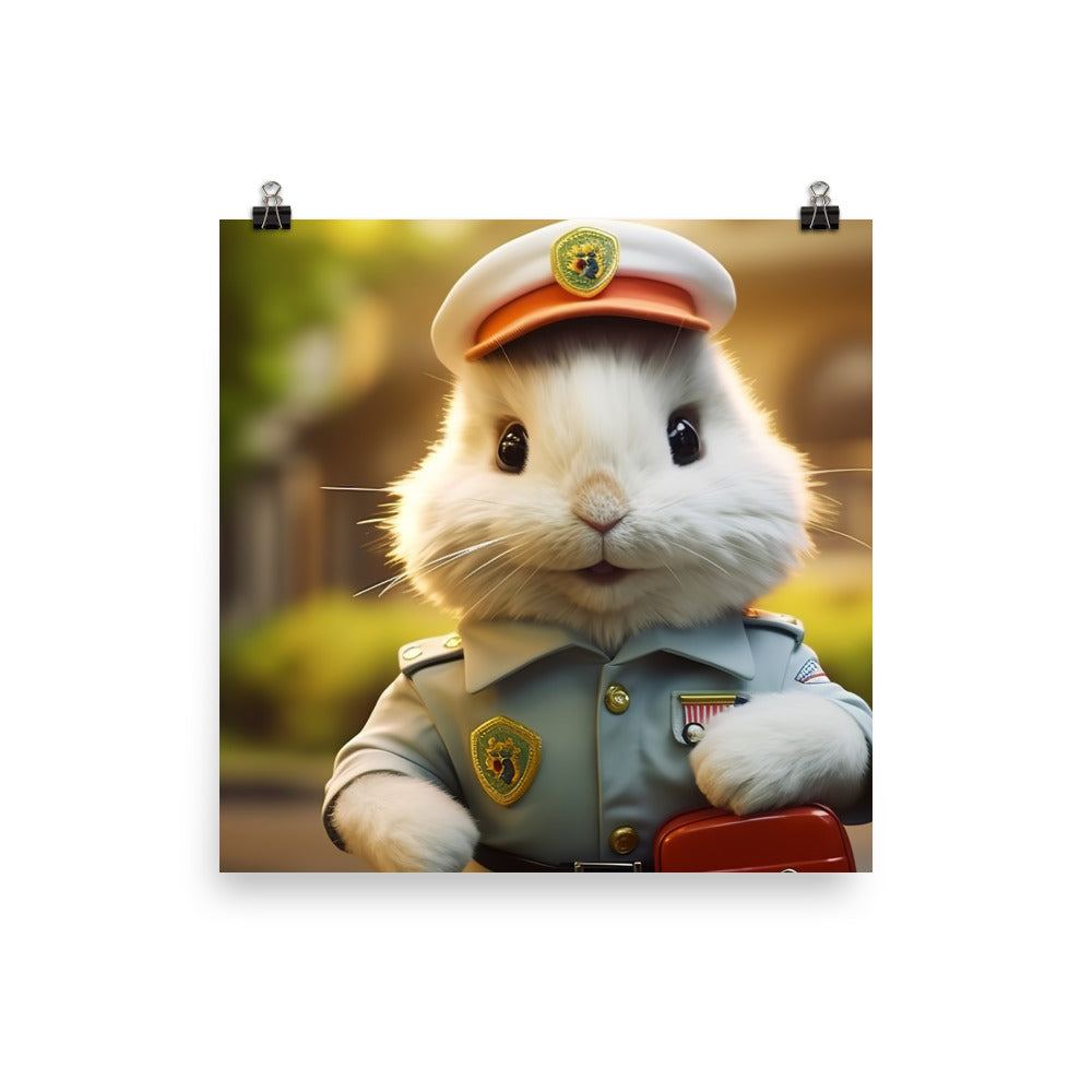 Lionhead Paramedic Photo paper poster - PosterfyAI.com