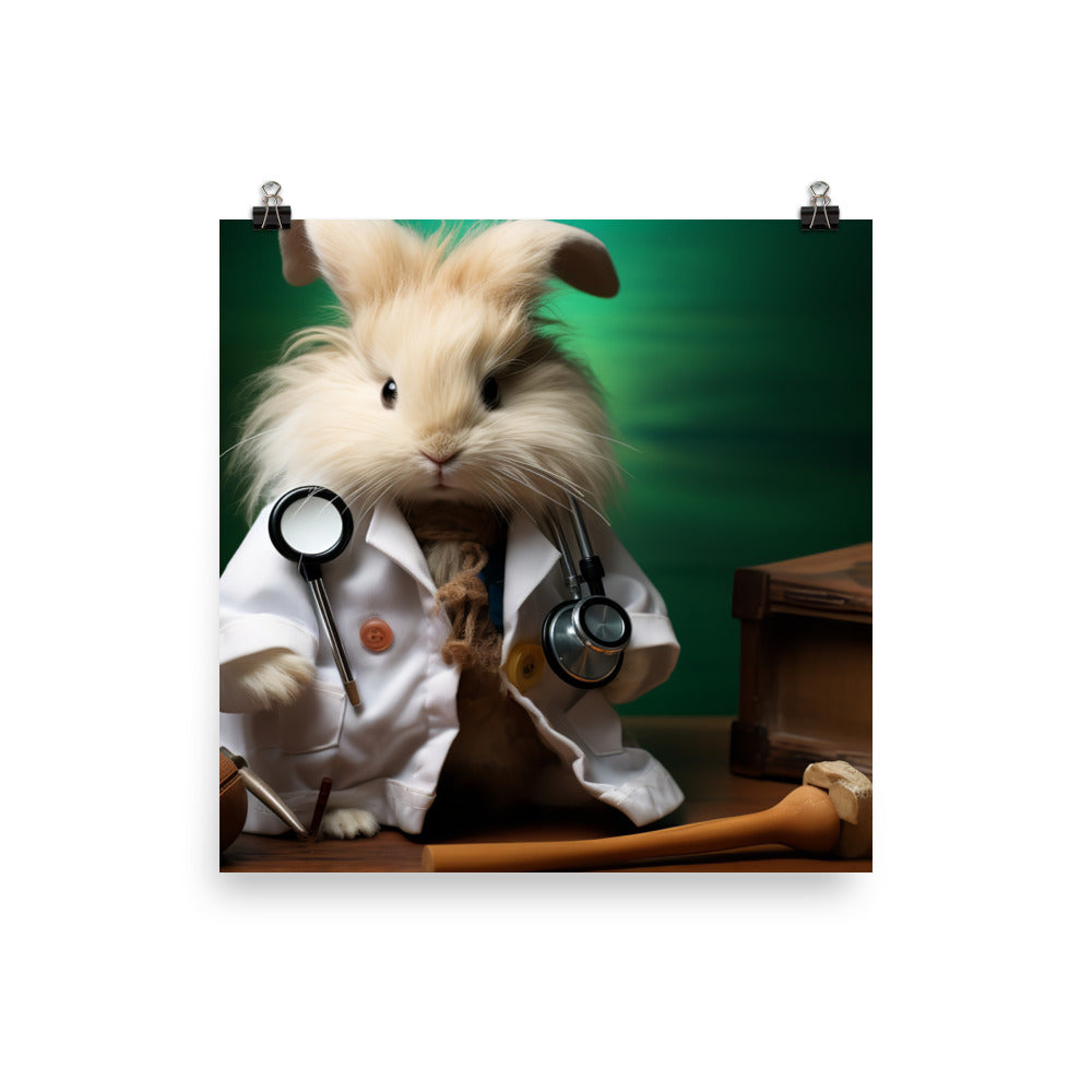 Lionhead Doctor Photo paper poster - PosterfyAI.com