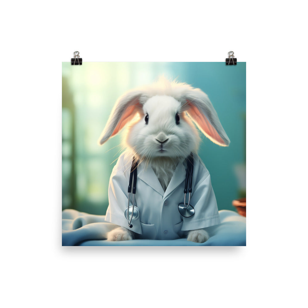 Lionhead Doctor Photo paper poster - PosterfyAI.com