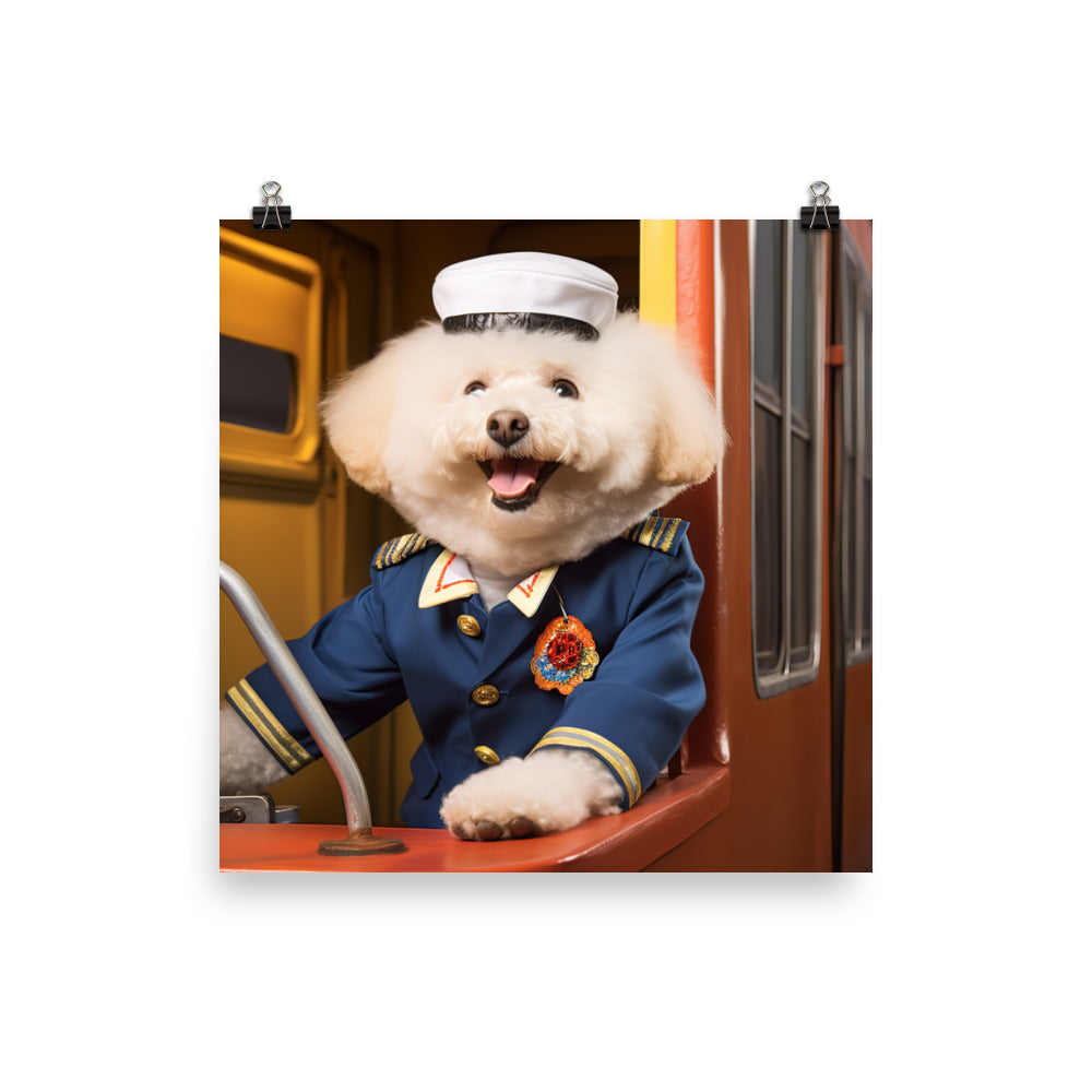 Poodle Transit Operator Photo paper poster - PosterfyAI.com