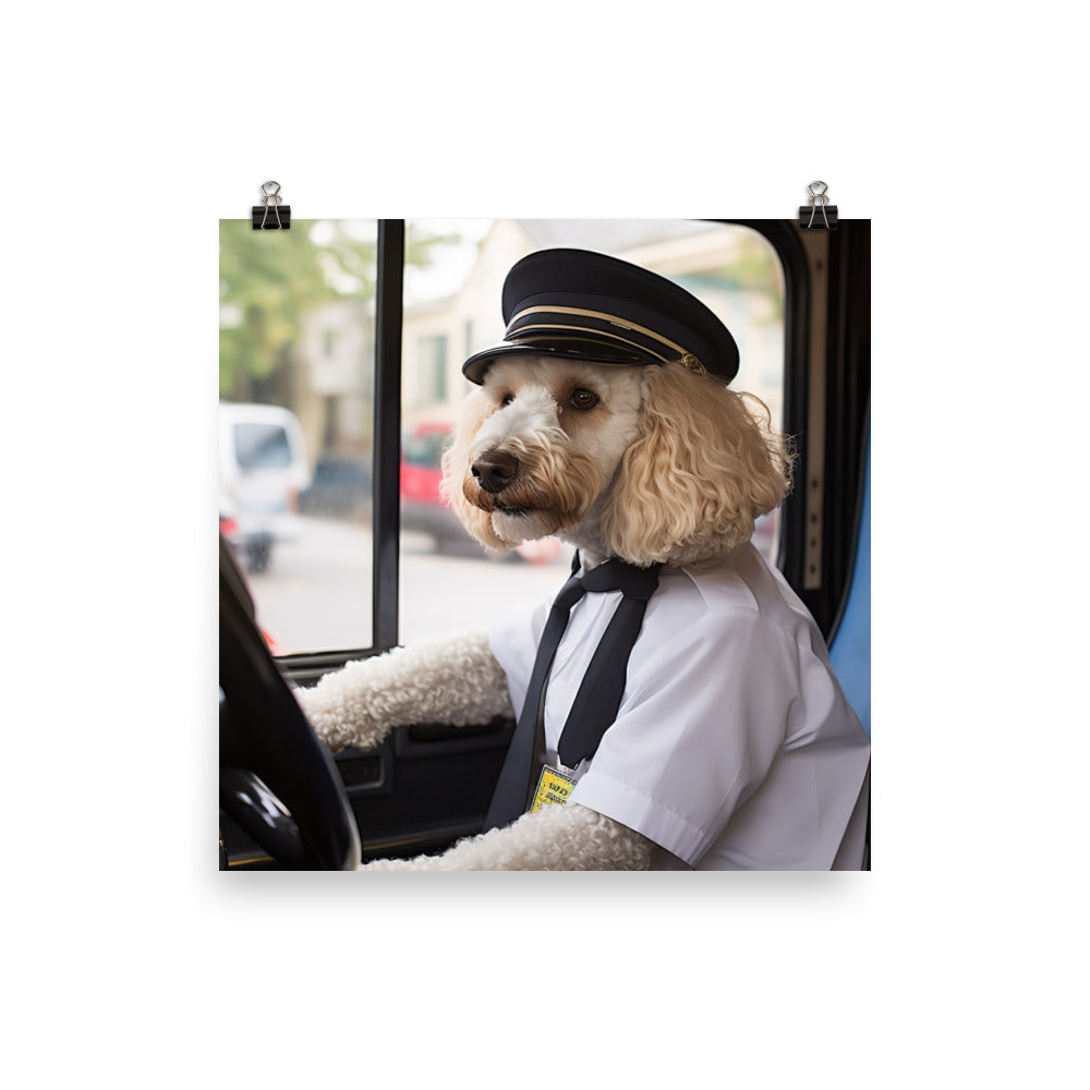 Poodle Transit Operator Photo paper poster - PosterfyAI.com