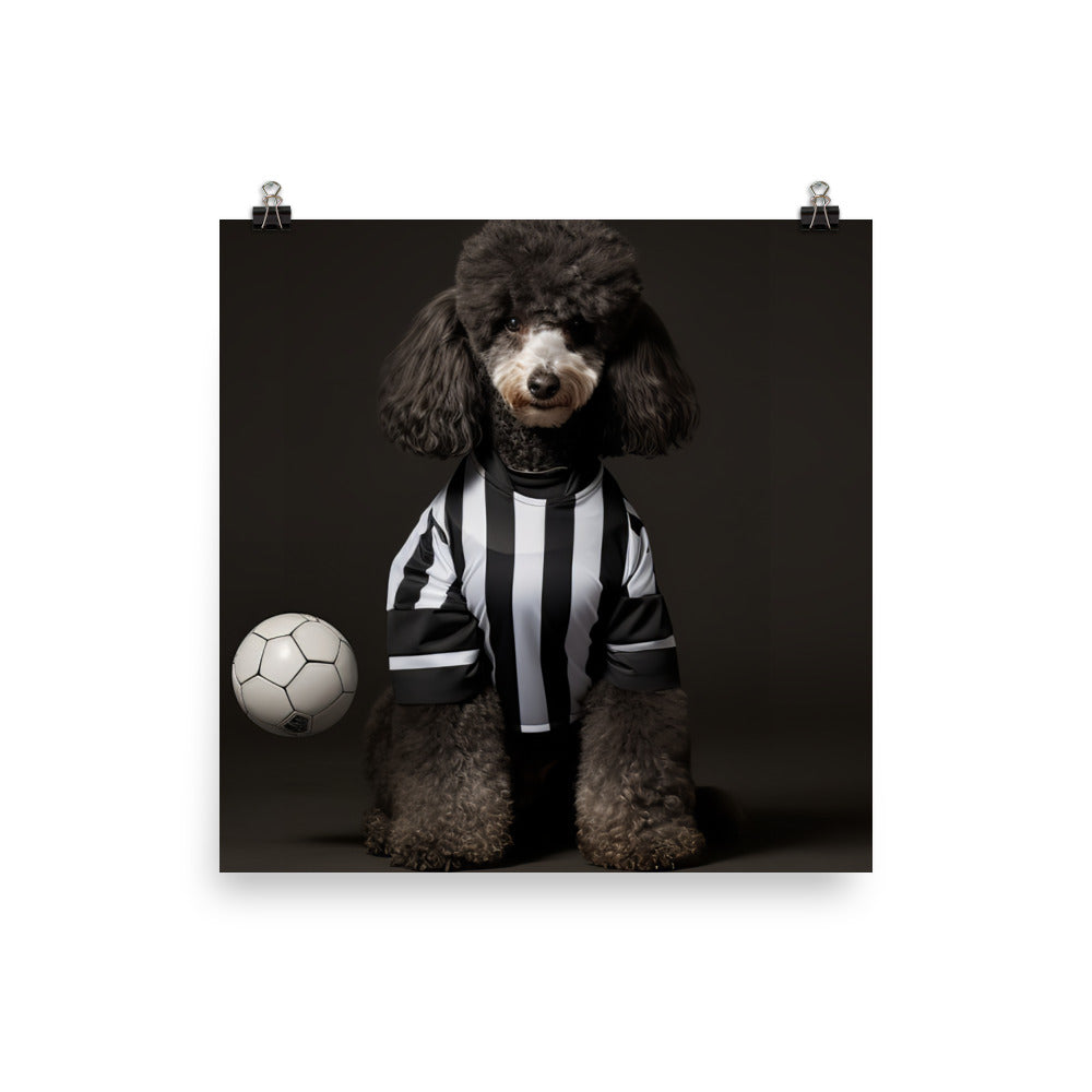 Poodle Referee Photo paper poster - PosterfyAI.com