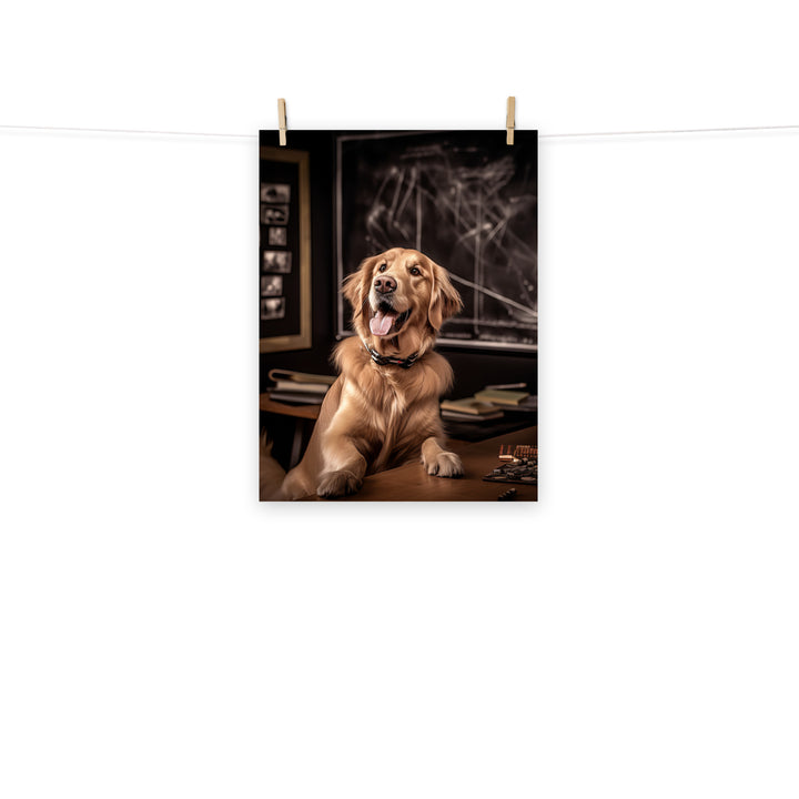 Golden Retriever Photo paper poster - PosterfyAI.com