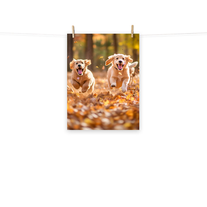 Golden Retriever Photo paper poster - PosterfyAI.com