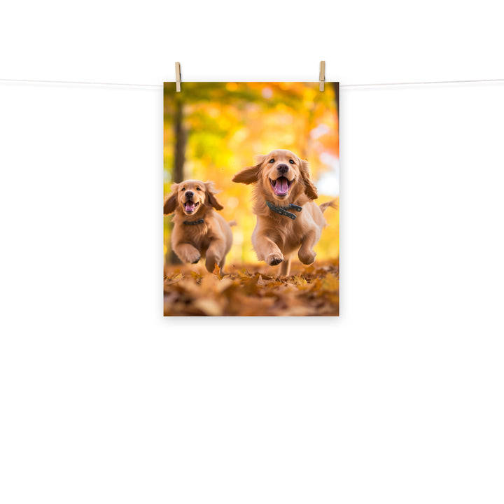 Golden Retriever Photo paper poster - PosterfyAI.com