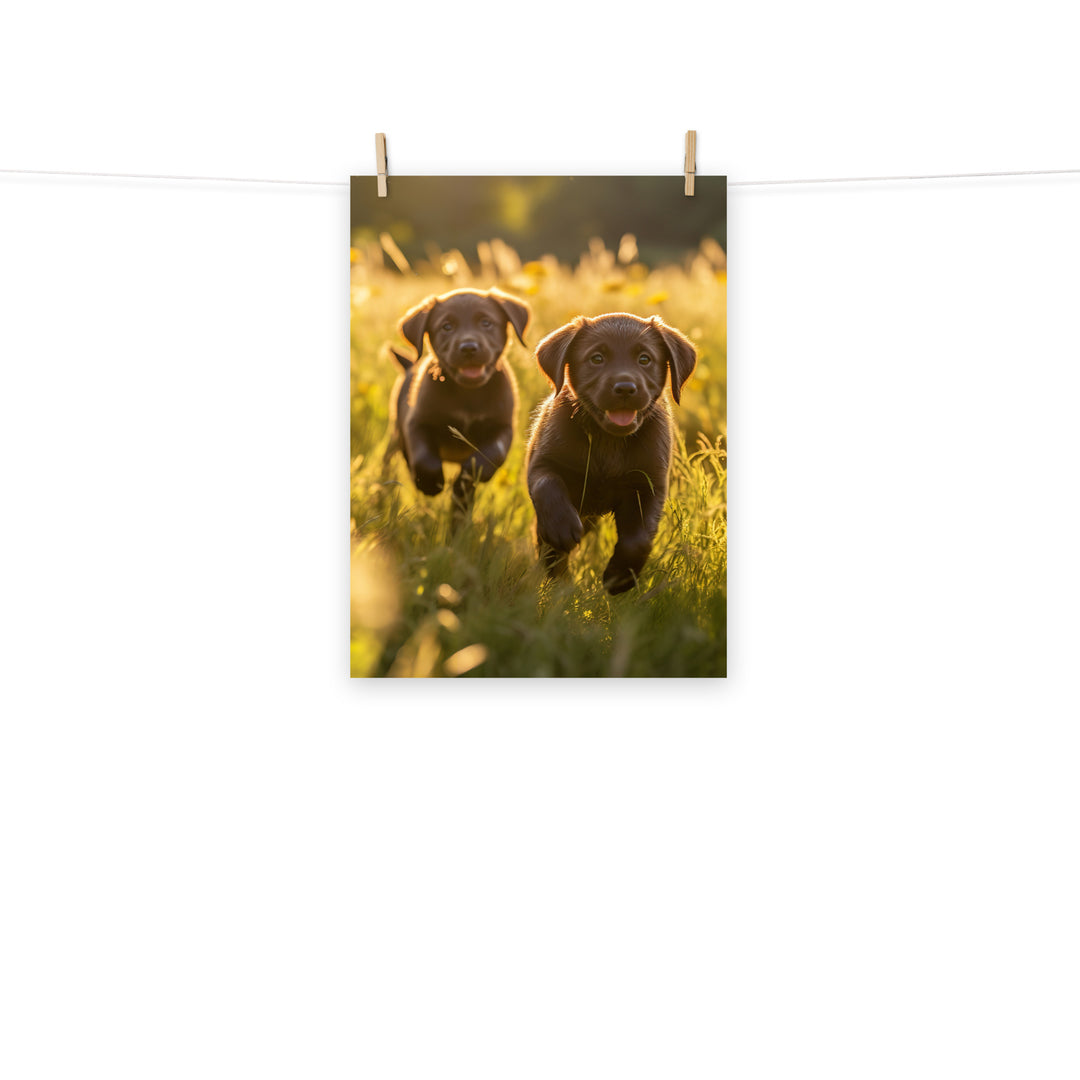 Labrador Retriever Photo paper poster - PosterfyAI.com