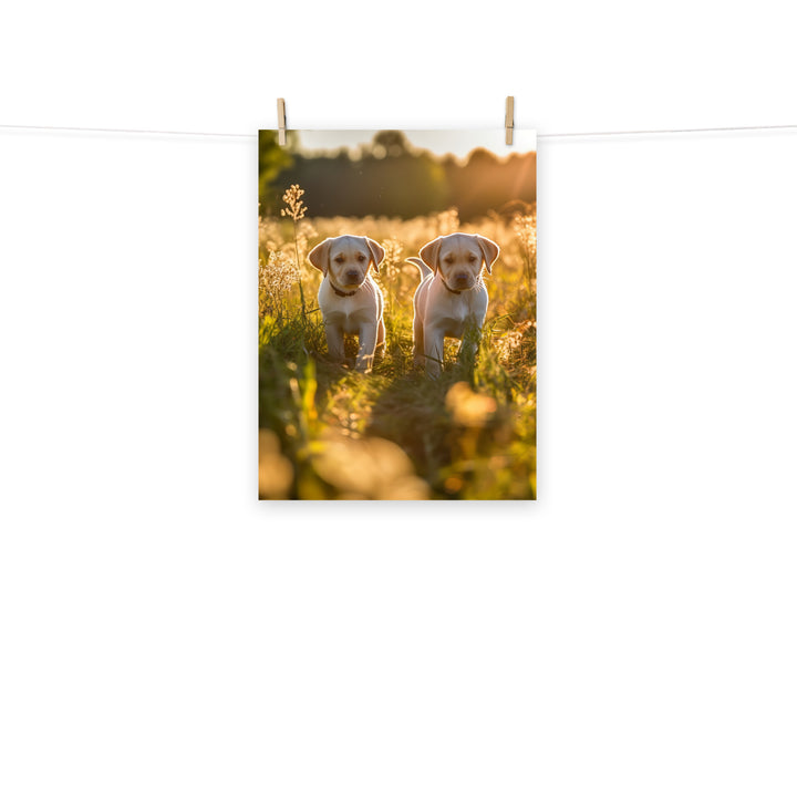 Labrador Retriever Photo paper poster - PosterfyAI.com