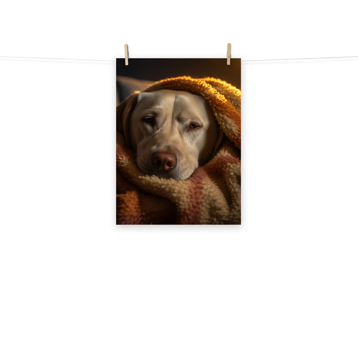 Labrador Retriever Photo paper poster - PosterfyAI.com