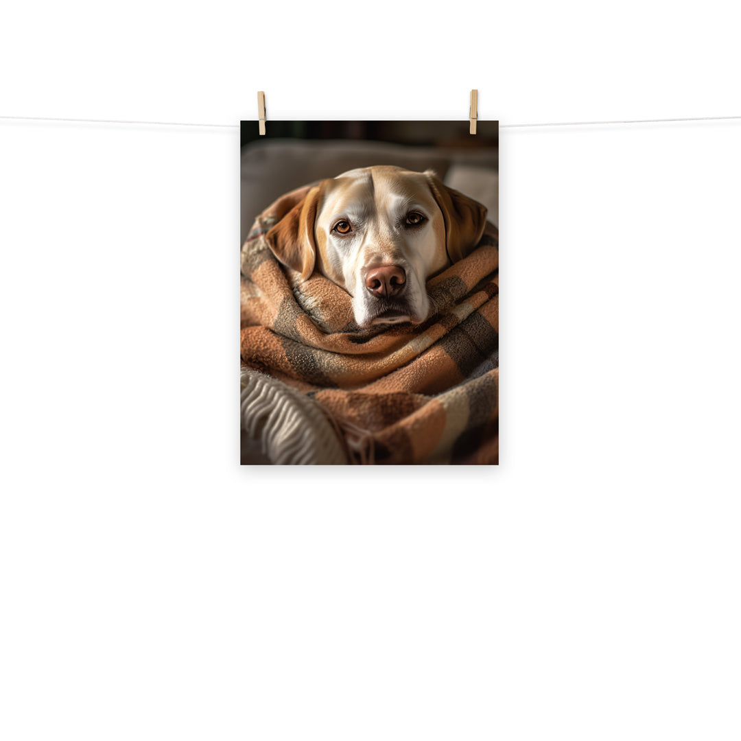 Labrador Retriever Photo paper poster - PosterfyAI.com