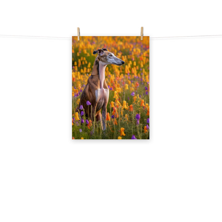 Greyhound Photo paper poster - PosterfyAI.com