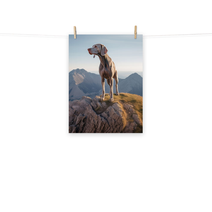 Weimaraner Photo paper poster - PosterfyAI.com