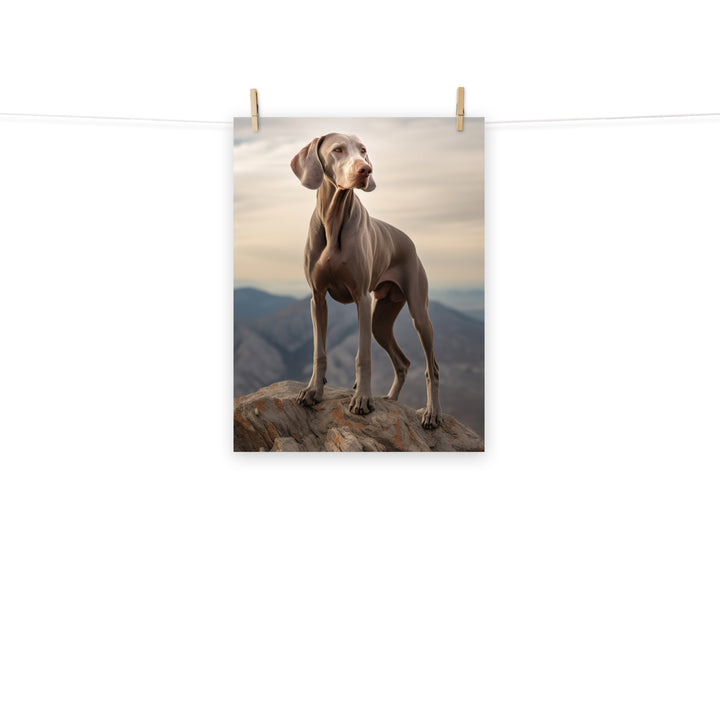 Weimaraner Photo paper poster - PosterfyAI.com