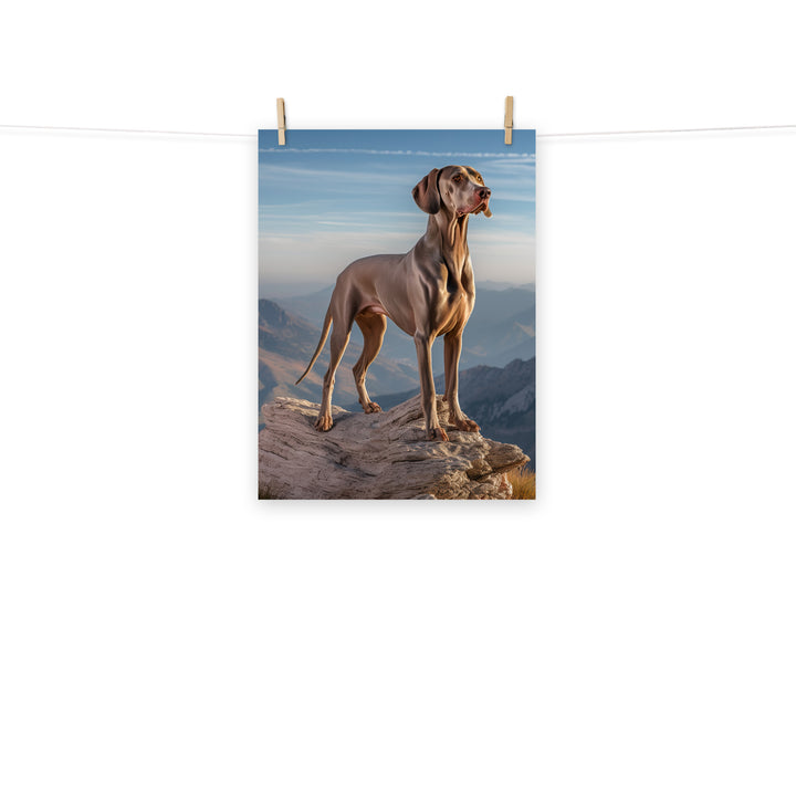 Weimaraner Photo paper poster - PosterfyAI.com