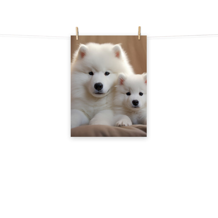 Samoyed Photo paper poster - PosterfyAI.com