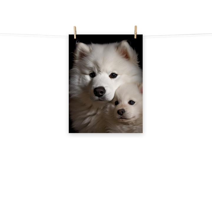 Samoyed Photo paper poster - PosterfyAI.com
