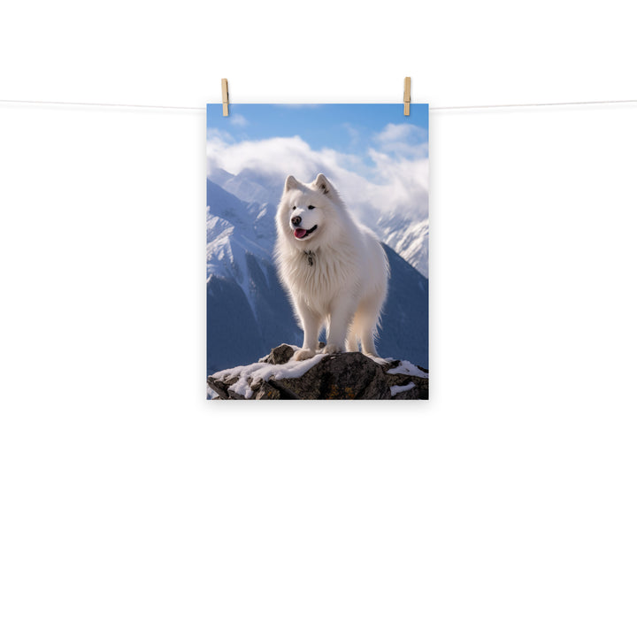 Samoyed Photo paper poster - PosterfyAI.com