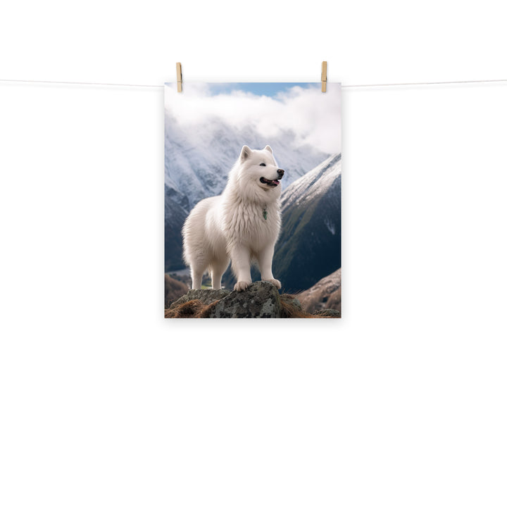 Samoyed Photo paper poster - PosterfyAI.com