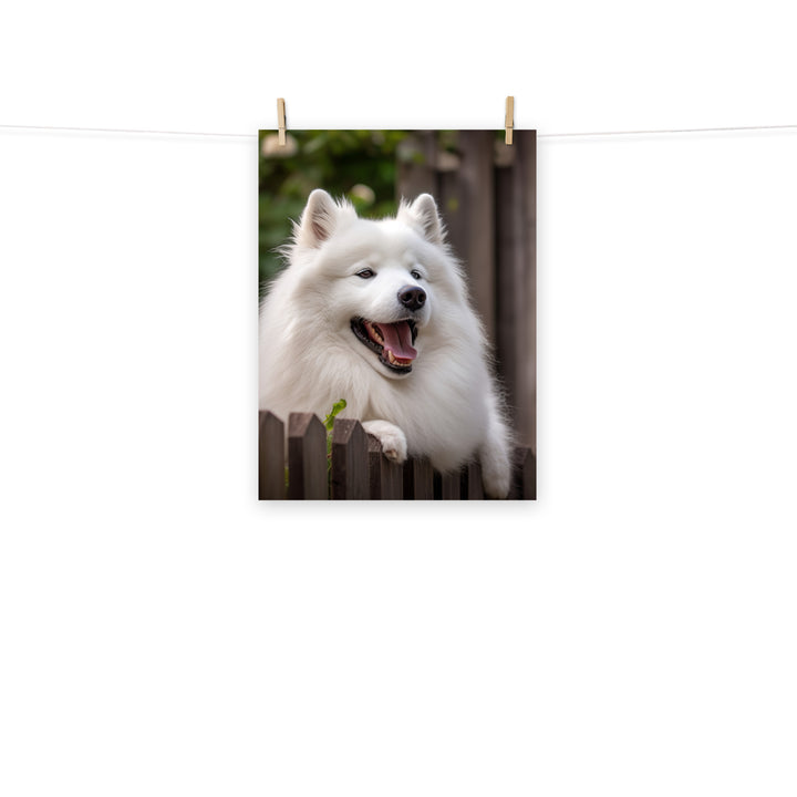 Samoyed Photo paper poster - PosterfyAI.com