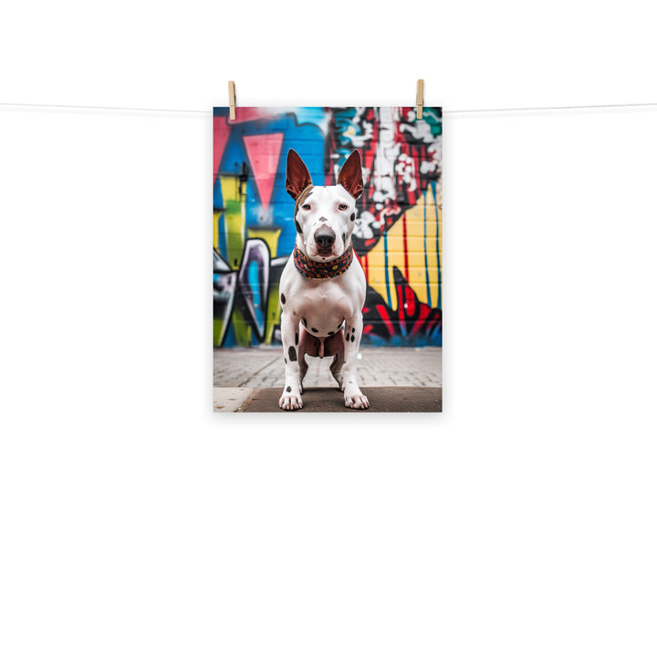 Bull Terrier Photo paper poster - PosterfyAI.com
