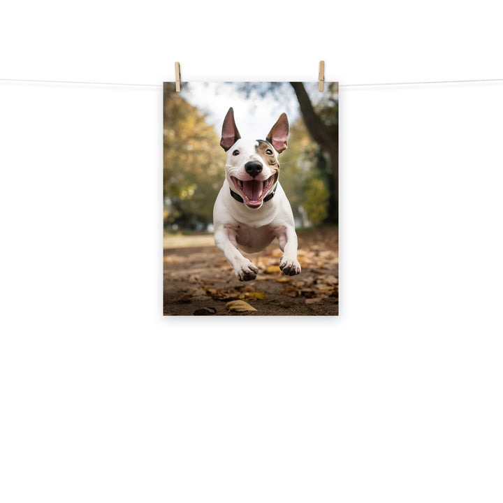 Bull Terrier Photo paper poster - PosterfyAI.com