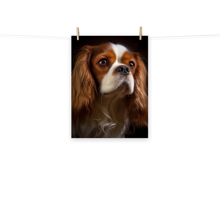 Cavalier King Charles Photo paper poster - PosterfyAI.com