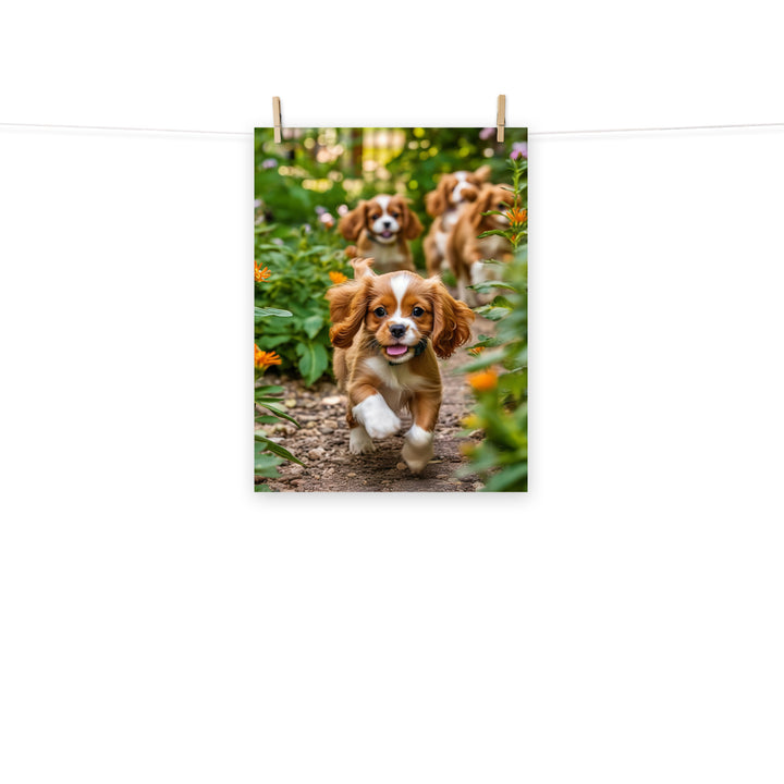 Cavalier King Charles Photo paper poster - PosterfyAI.com