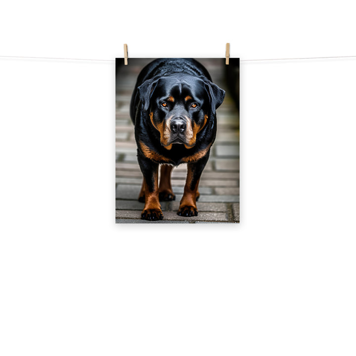 Rottweiler Photo paper poster - PosterfyAI.com