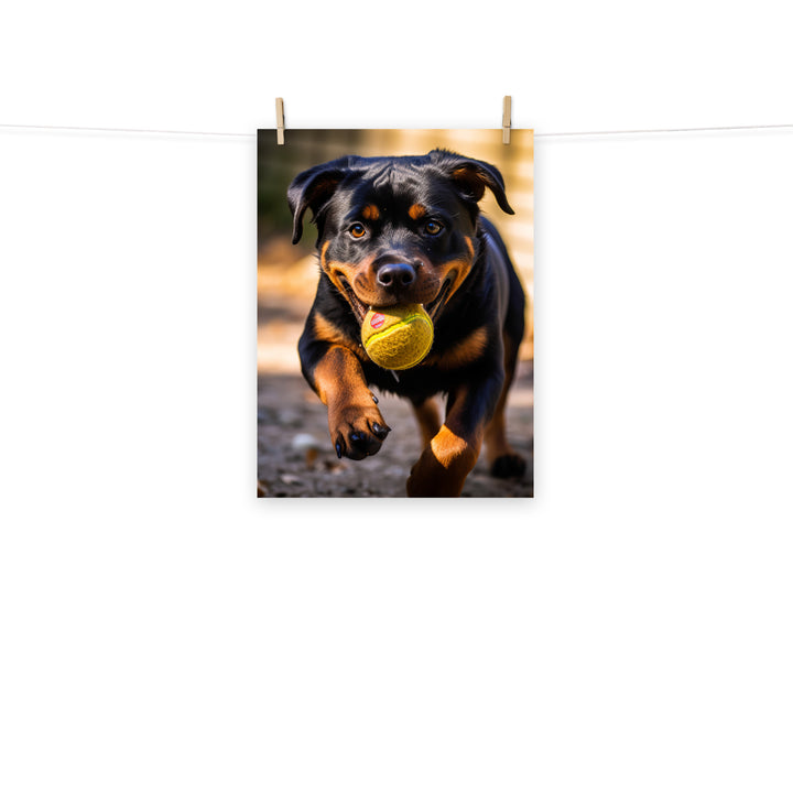 Rottweiler Photo paper poster - PosterfyAI.com