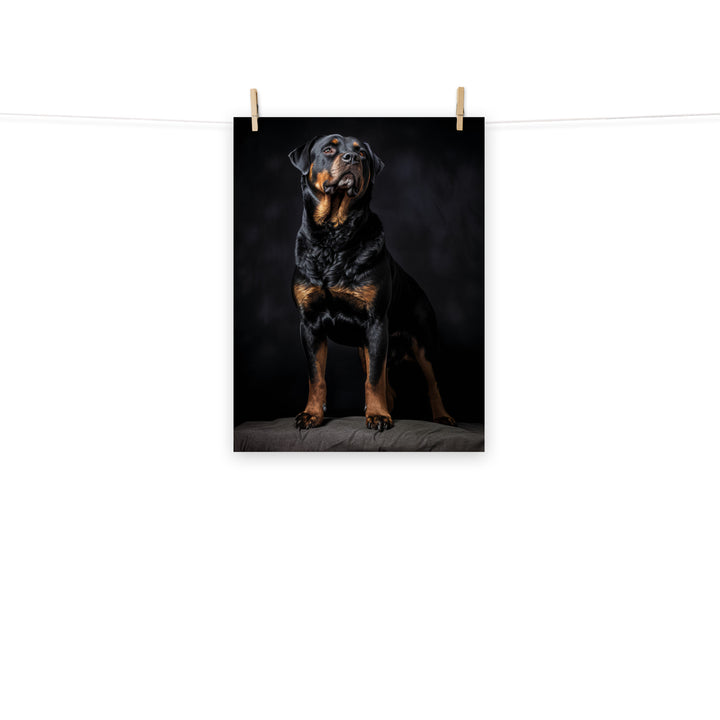 Rottweiler Photo paper poster - PosterfyAI.com