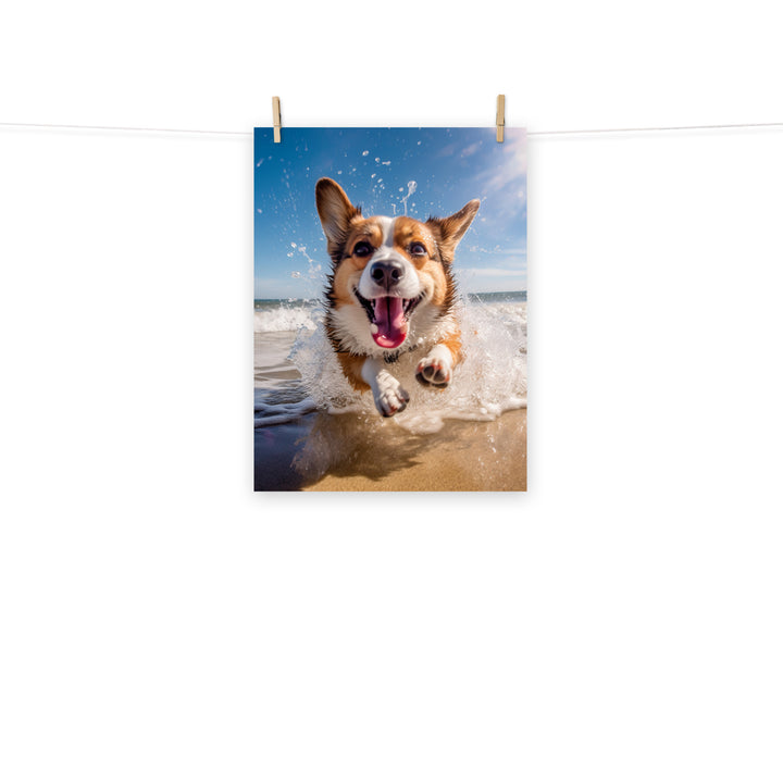 Welsh Corgi Photo paper poster - PosterfyAI.com